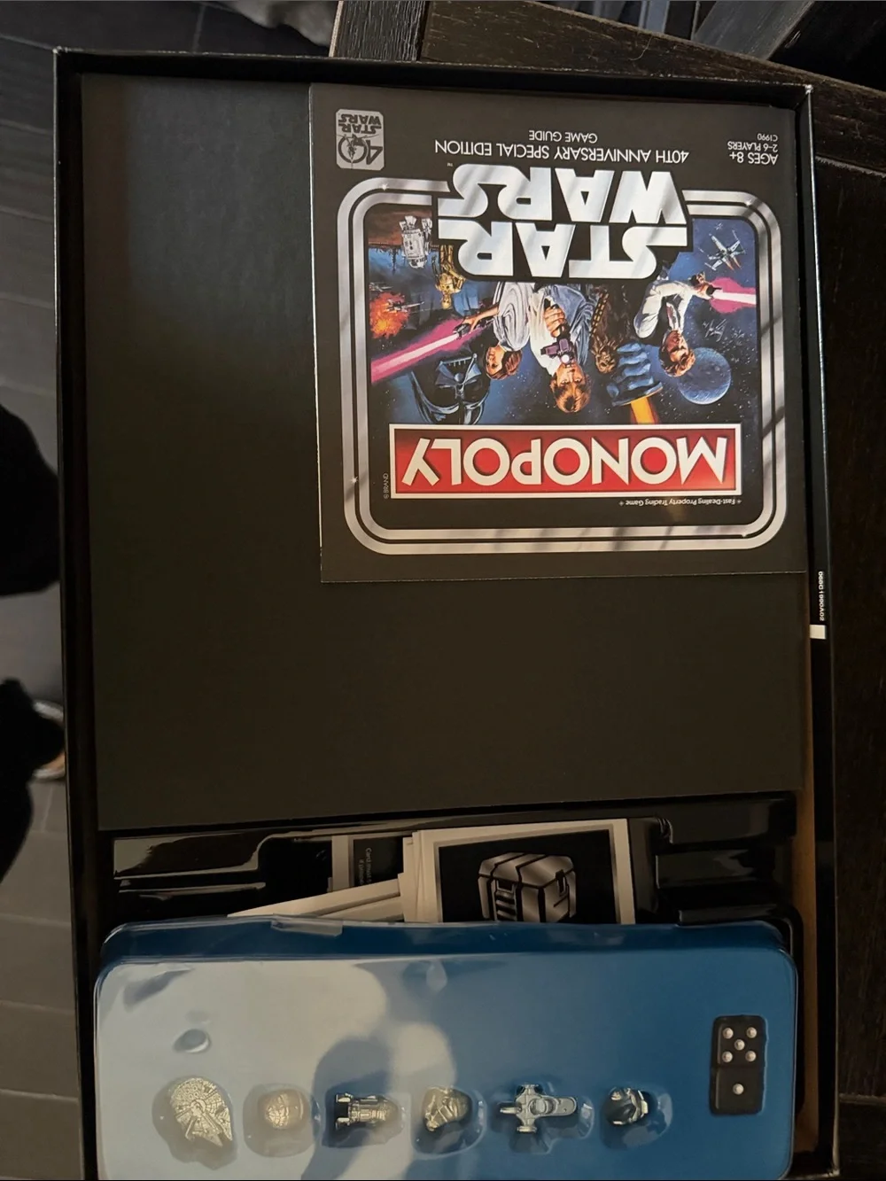 Hasbro Monopoly Star Wars 40th Anniversary Special Edition - Black, Red, Silver